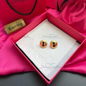 🔑 Schiaparelli Iconic Keyhole Earrings 🔑